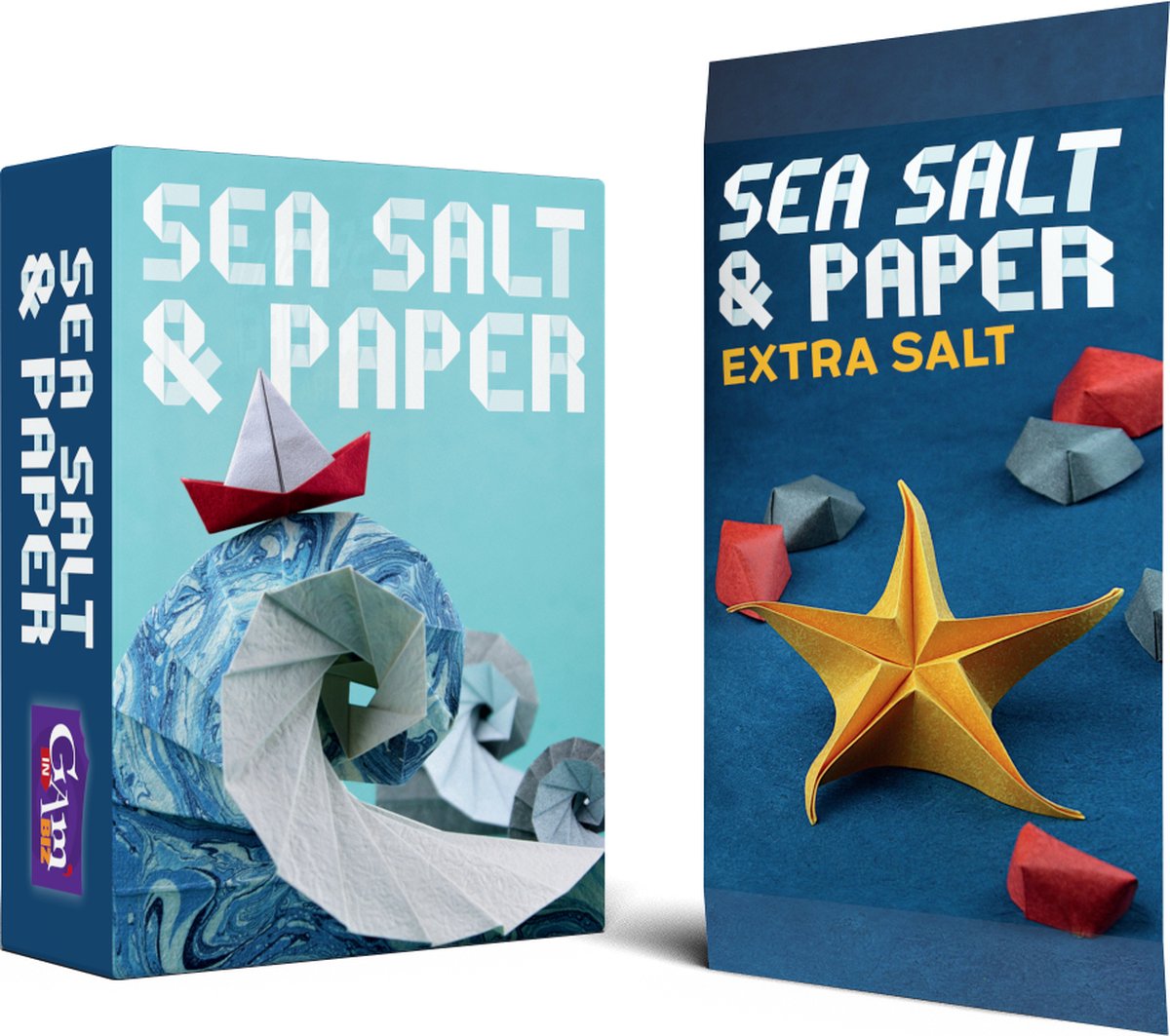 Sea Salt & Paper + Extra Salt uitbreiding - Kaartspel voor 2 tot 4 spelers - Bruna Cathala